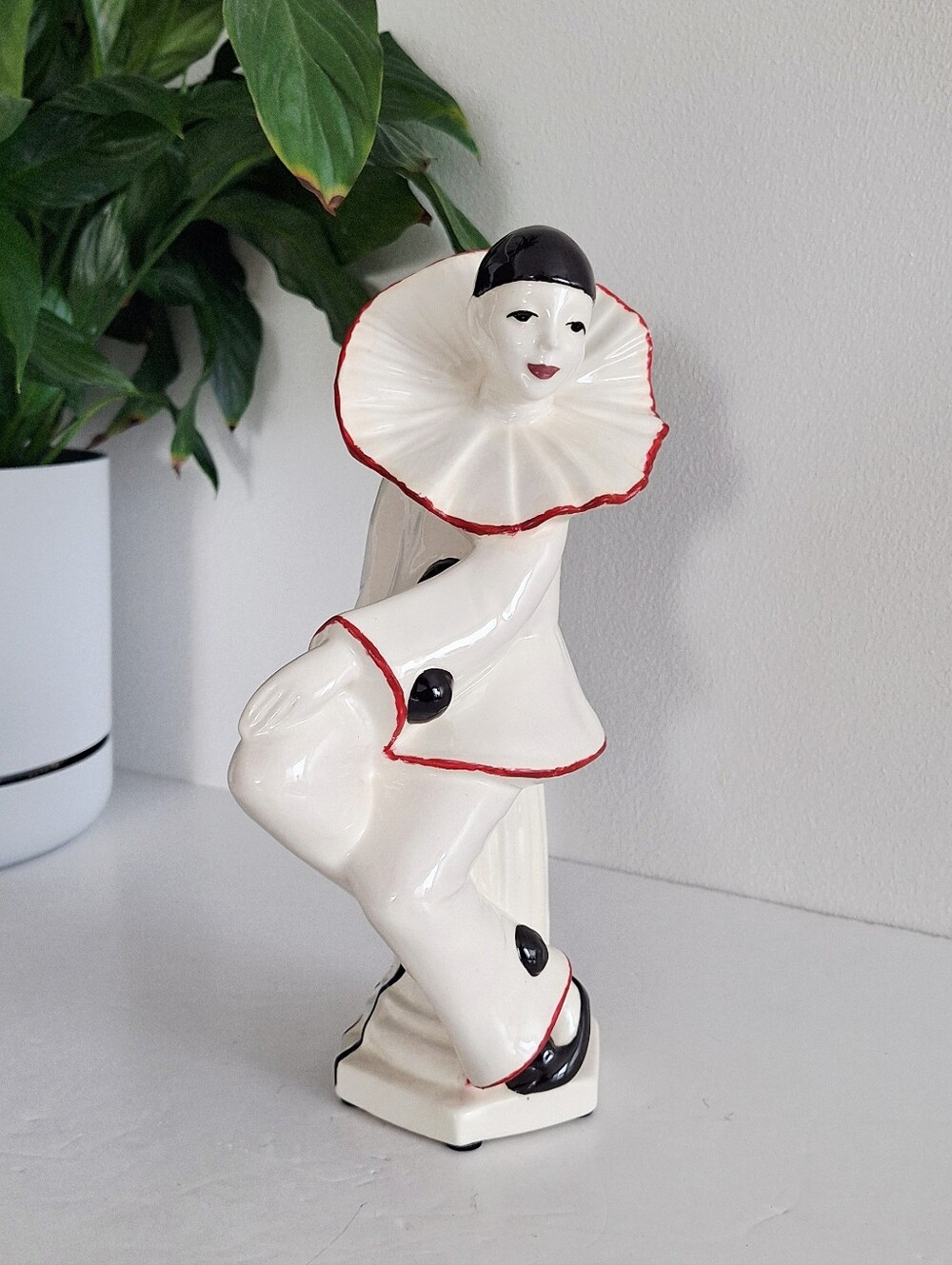 Ceramic Pierrot Figurine